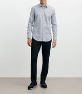 Sky flower print casual shirt
