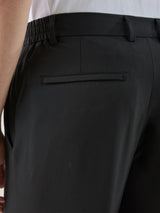 Pantalon ville en tissu technique noir