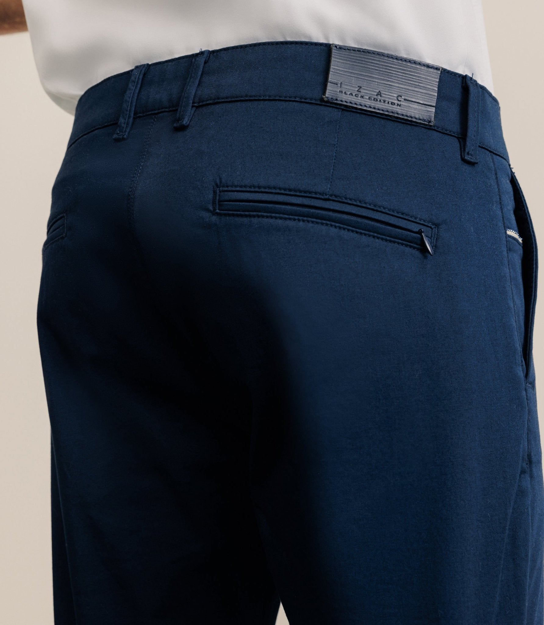 Pantalon satin marine