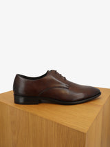 Brown leather Derby shoes