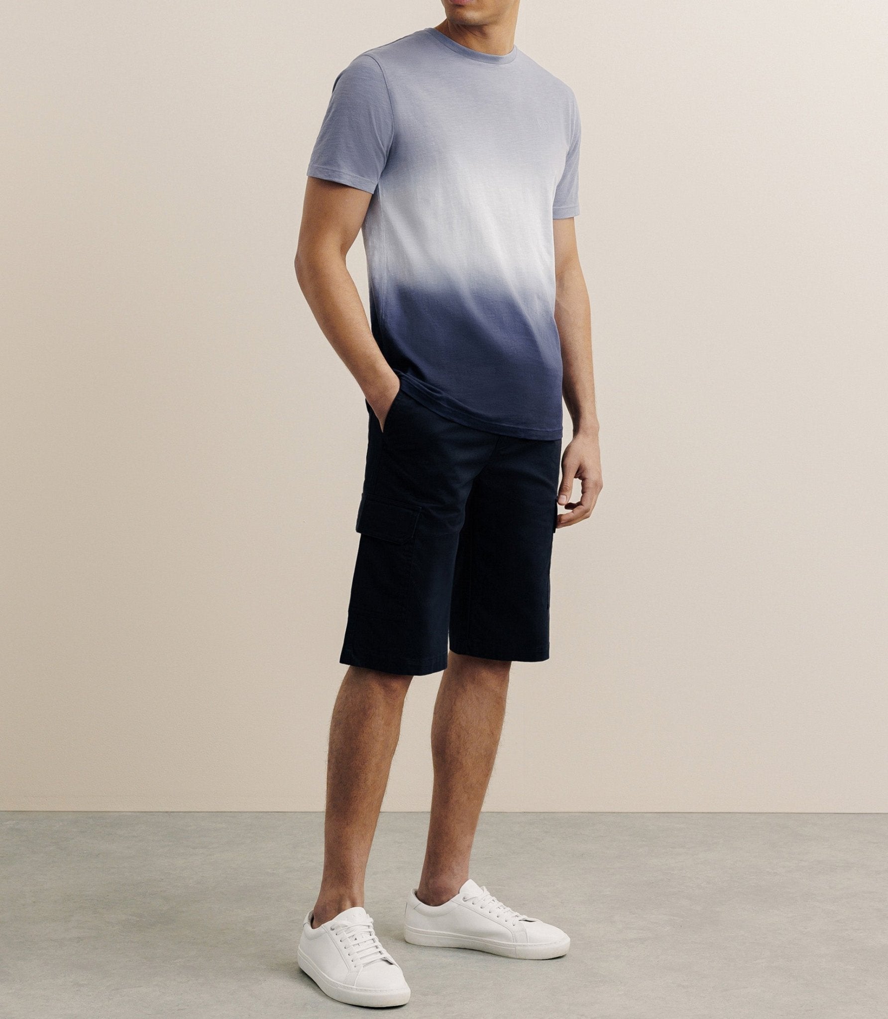 T-shirt tye & dye bleu ciel - IZAC