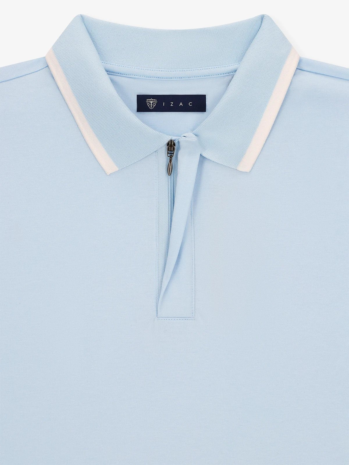 Polo en jersey ciel - IZAC