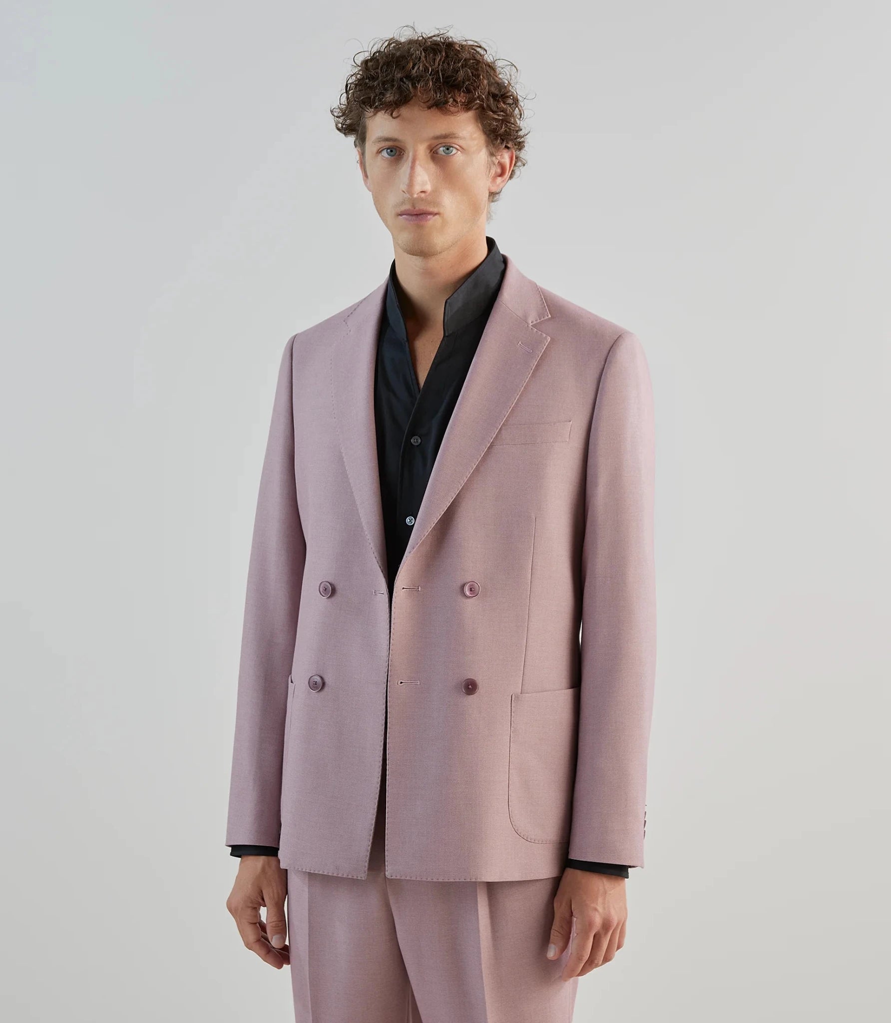 Costume croisé mauve - IZAC