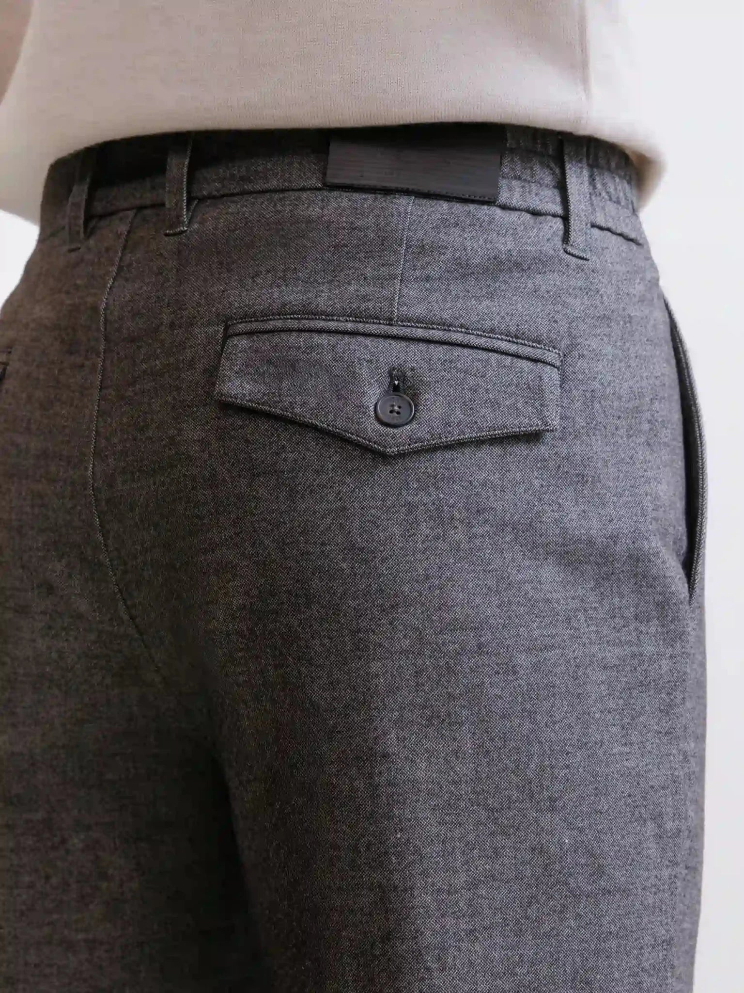 Pantalon flanelle chocolat
