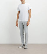 White round-neck T-shirt