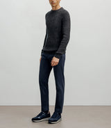 Brown round-neck sweater