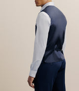 Blue technical fabric costume vest