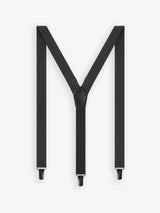 Pair of black suspenders