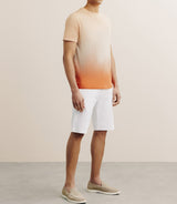 T-shirt tye & dye pêche