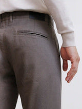 Pantalon armuré châtain