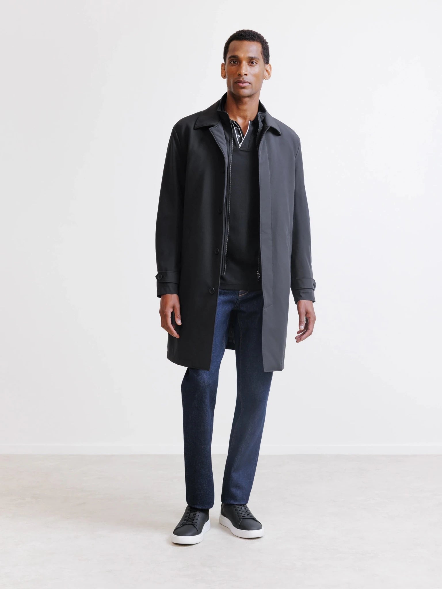 Manteau imperméable noir