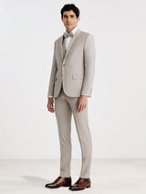 Adjusted suit 2 beige buttons