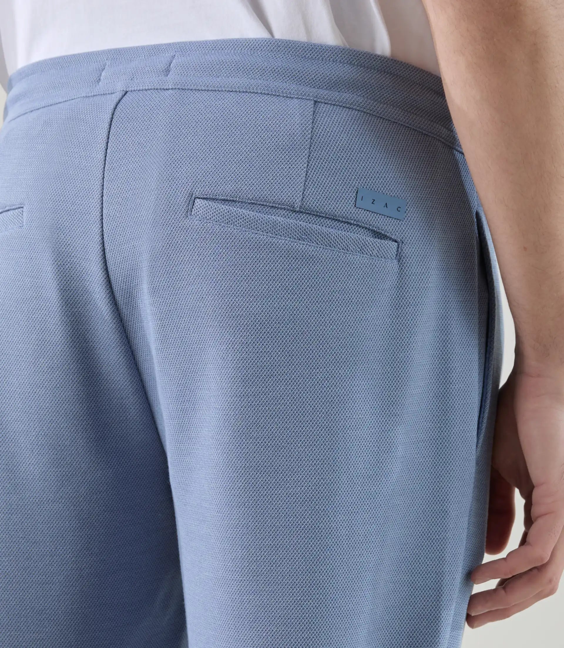 Pantalon casual en maille indigo - IZAC