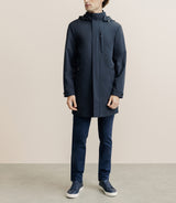 Parka longue et légère marine - IZAC