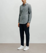 Chemise ville imprimée grise