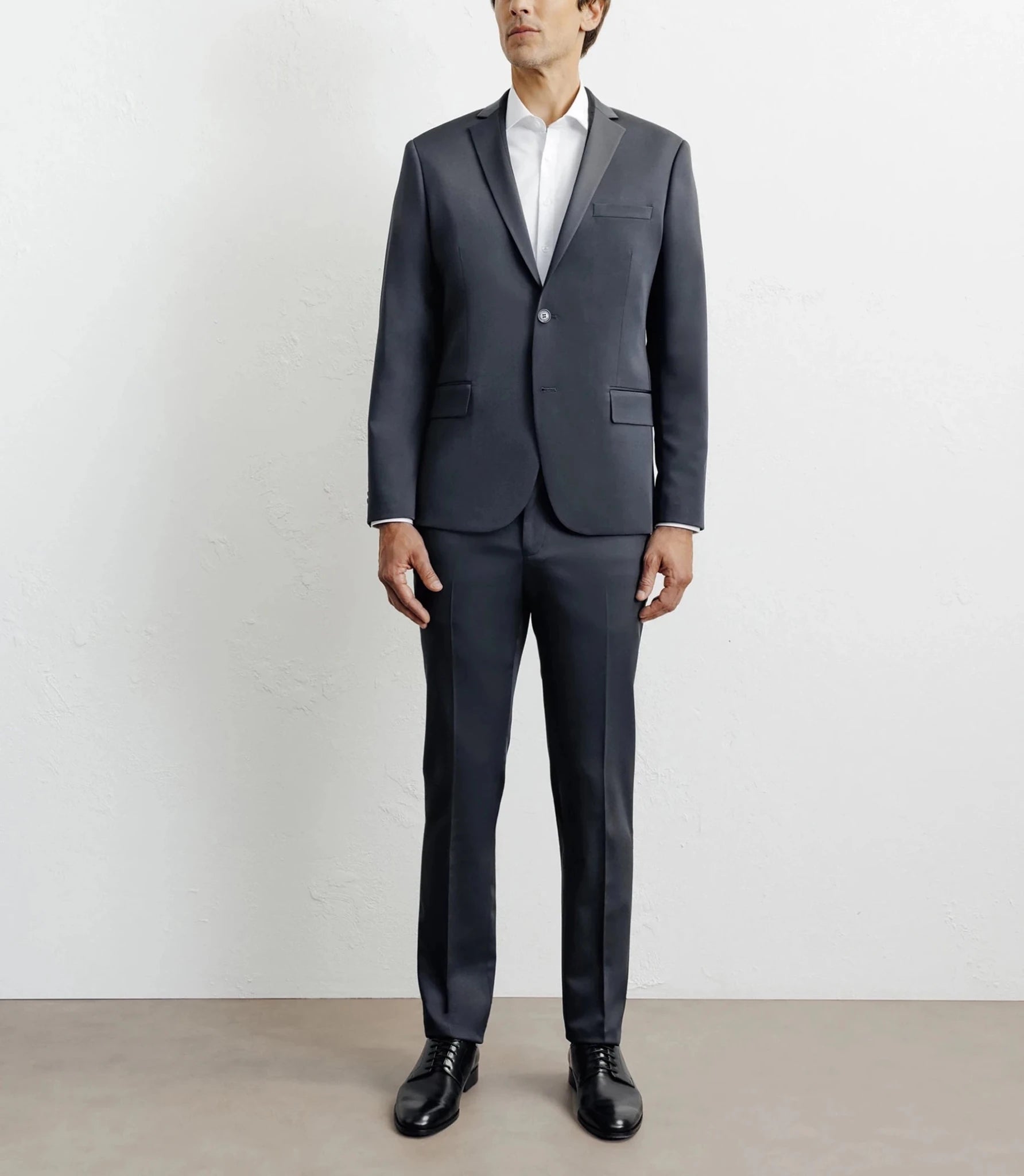 Grey 2-button suit
