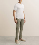 Polo col zip écru - IZAC