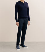 Pull col polo marine - IZAC