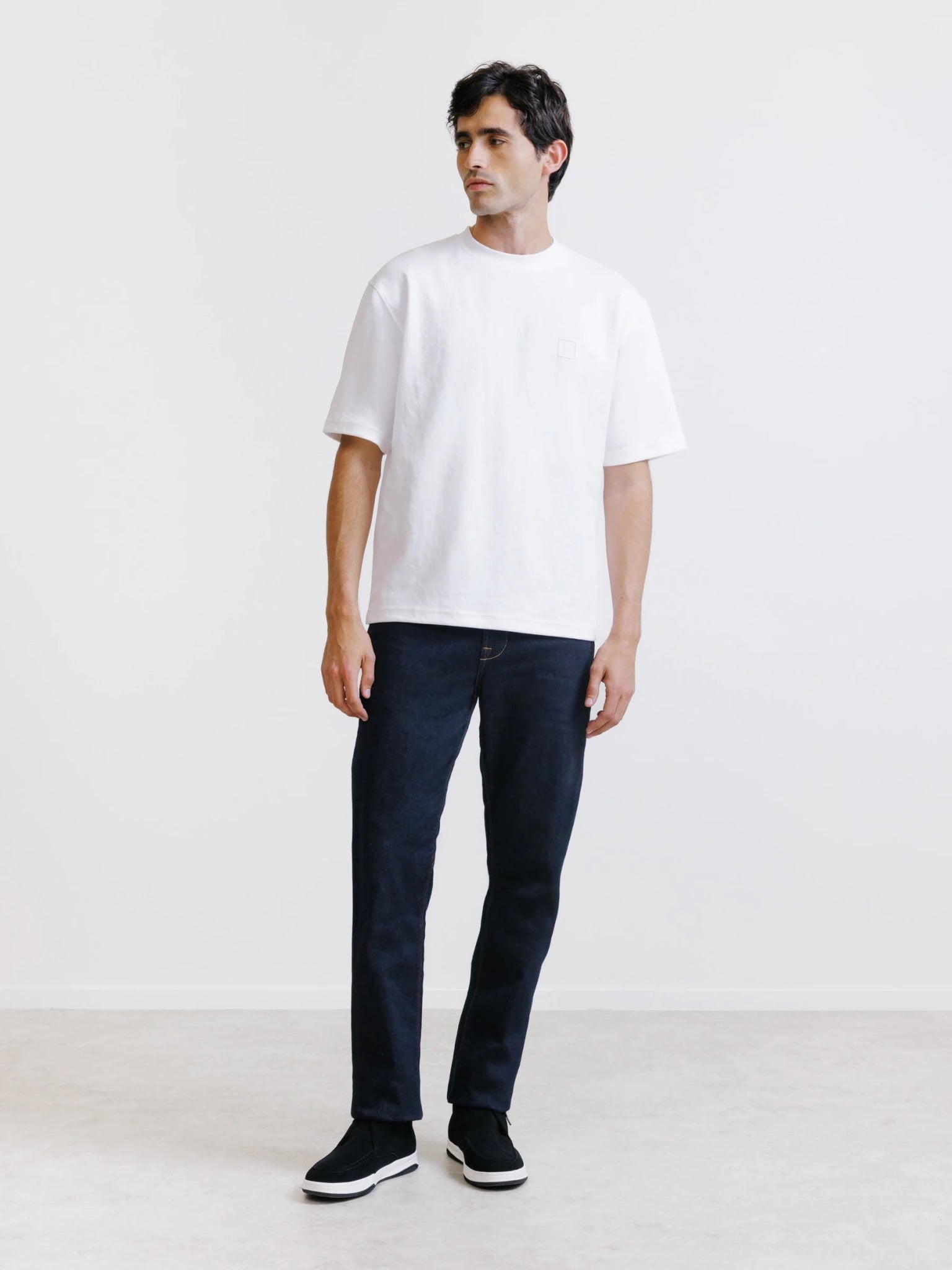 T-shirt oversize blanc - IZAC