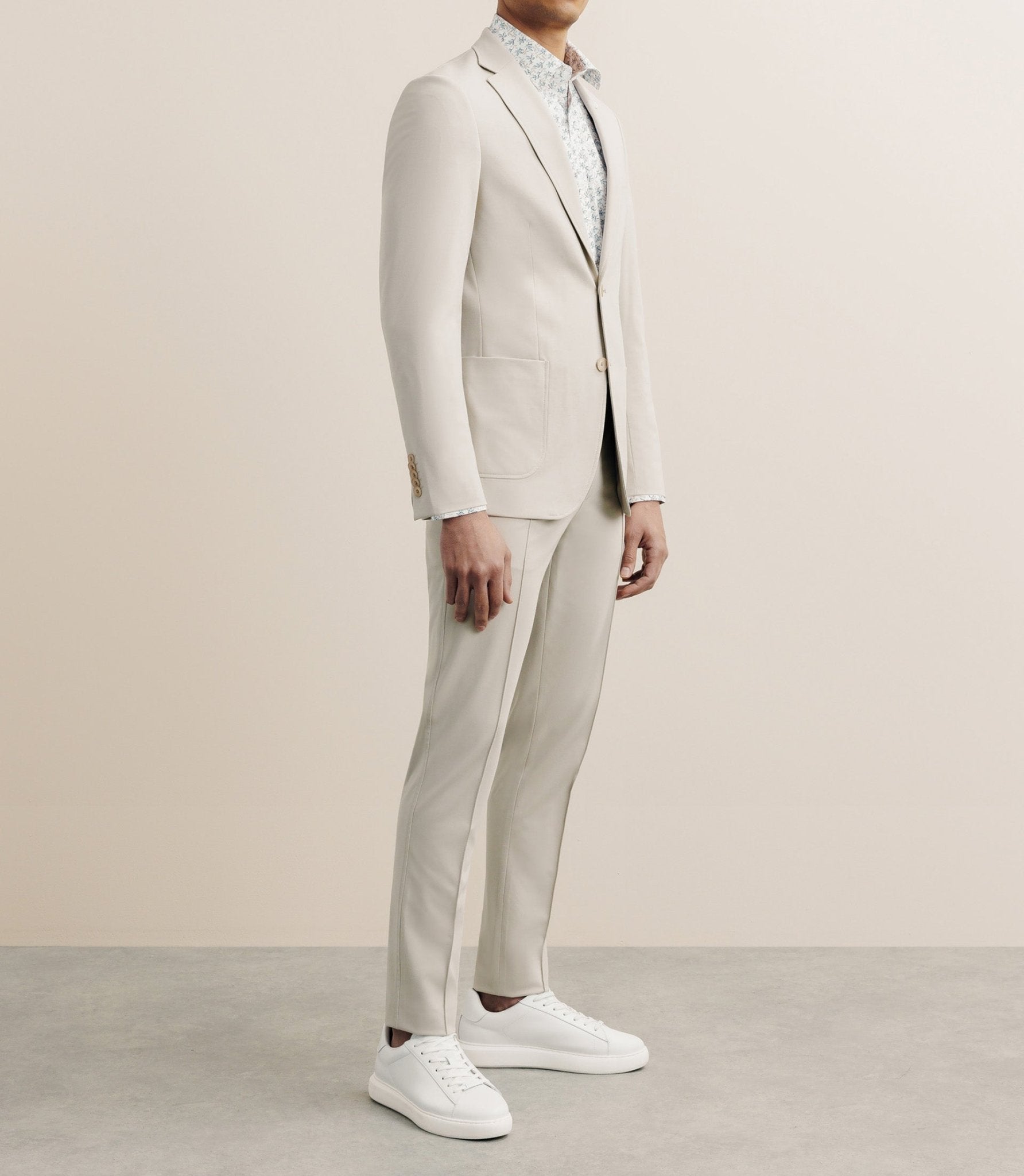 Veste en maille beige - IZAC