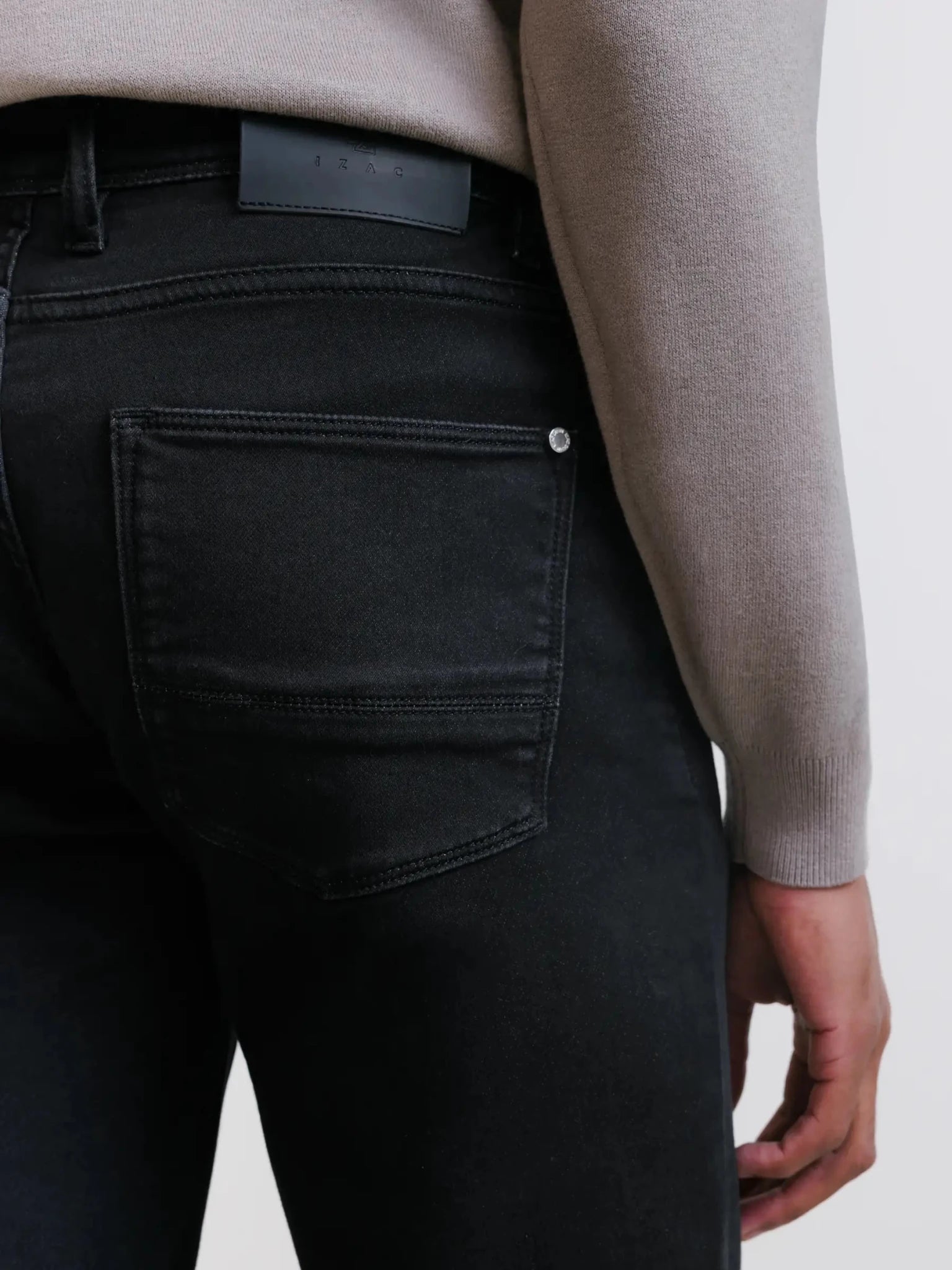 Jean 5 poches slim noir - IZAC