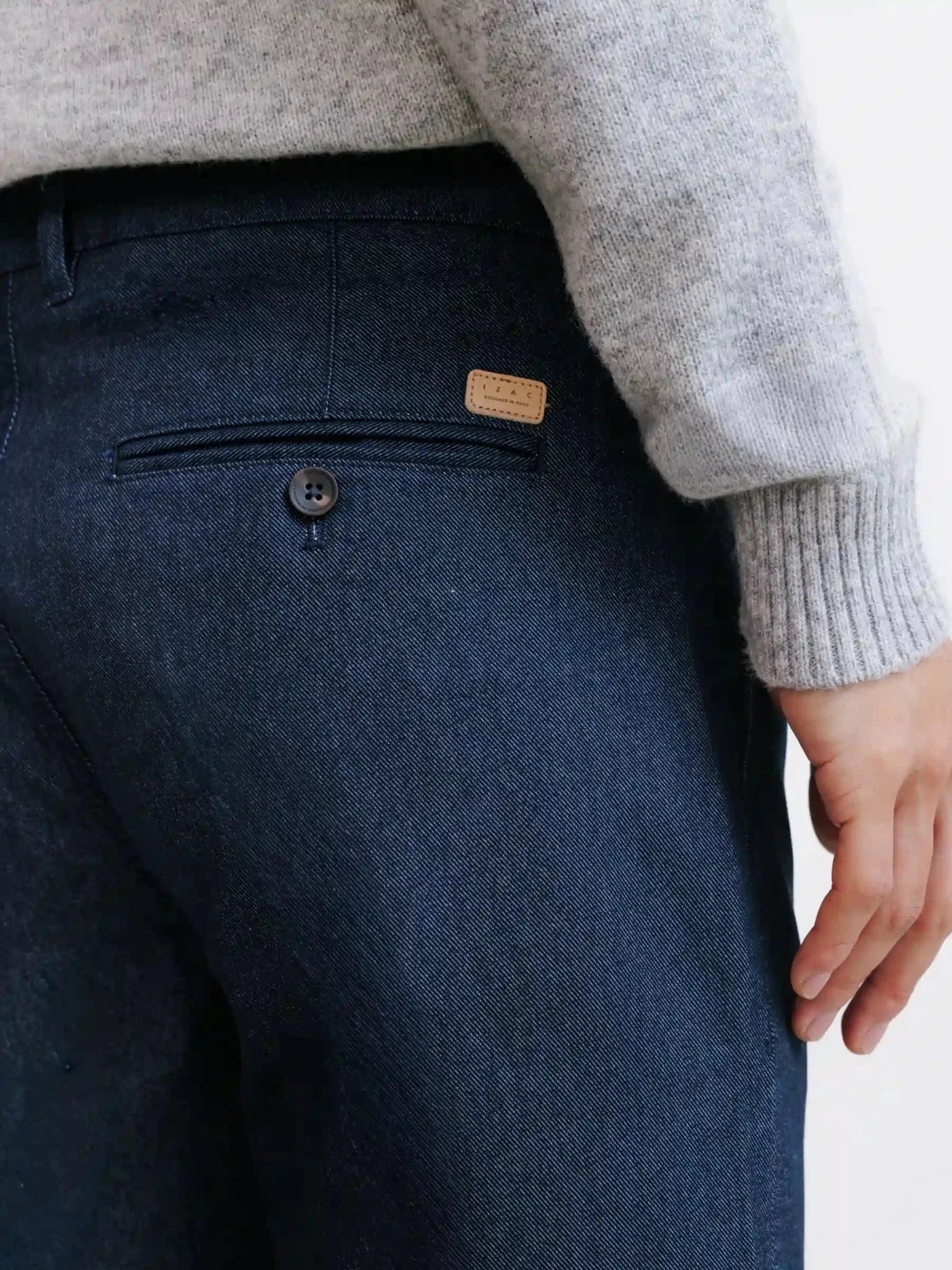 Pantalon casual marine - IZAC