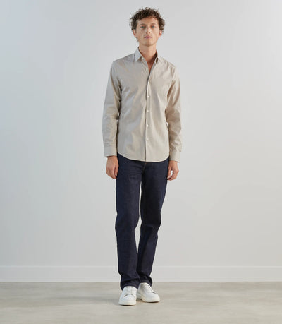 Chemise fantaisie beige - IZAC