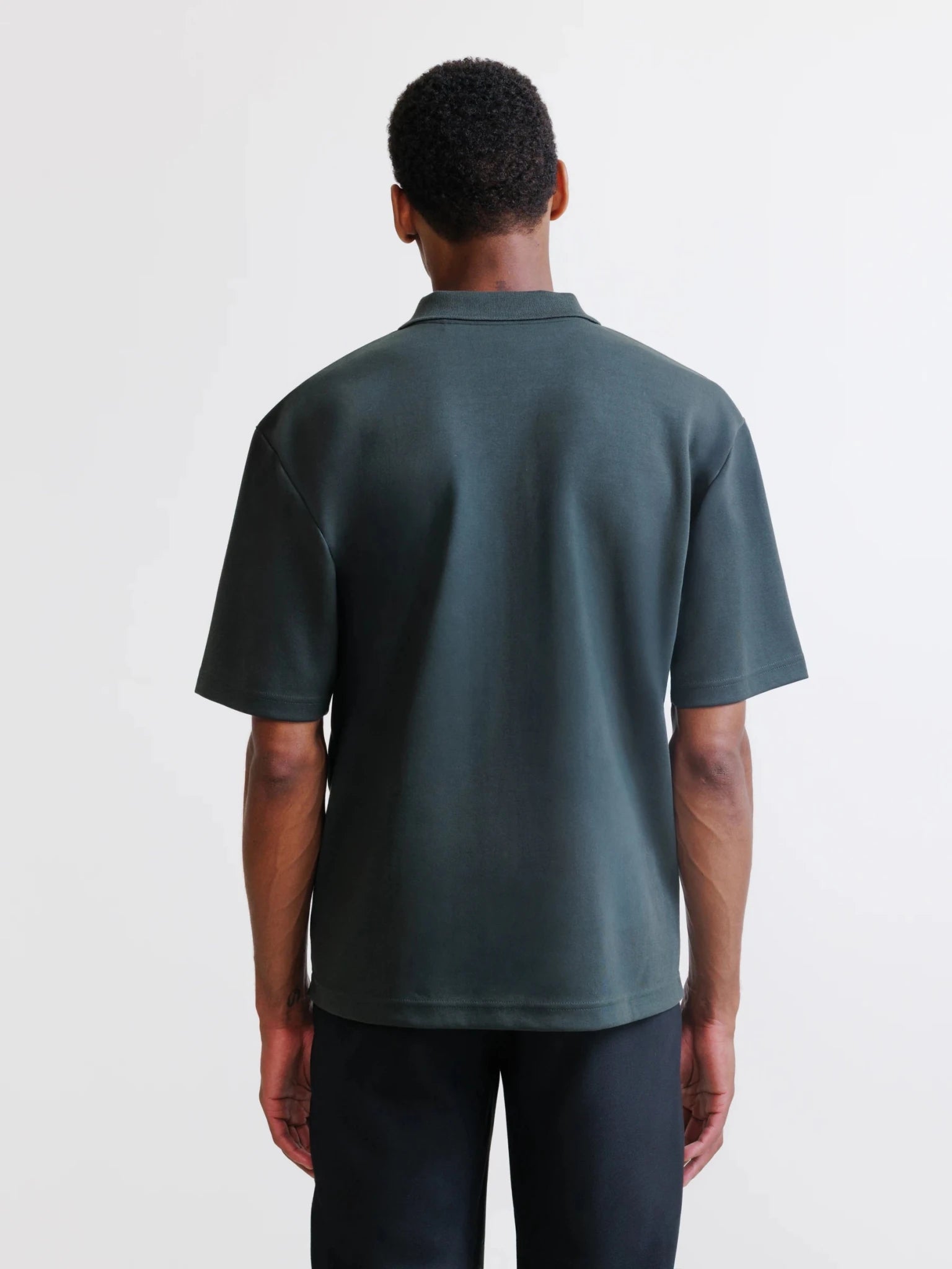 Polo oversize kaki foncé - IZAC