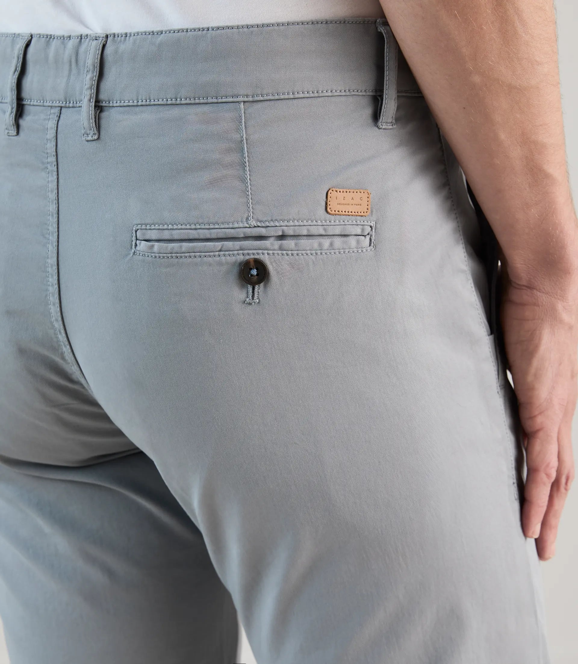 Pantalon chino bleu gris clair - IZAC
