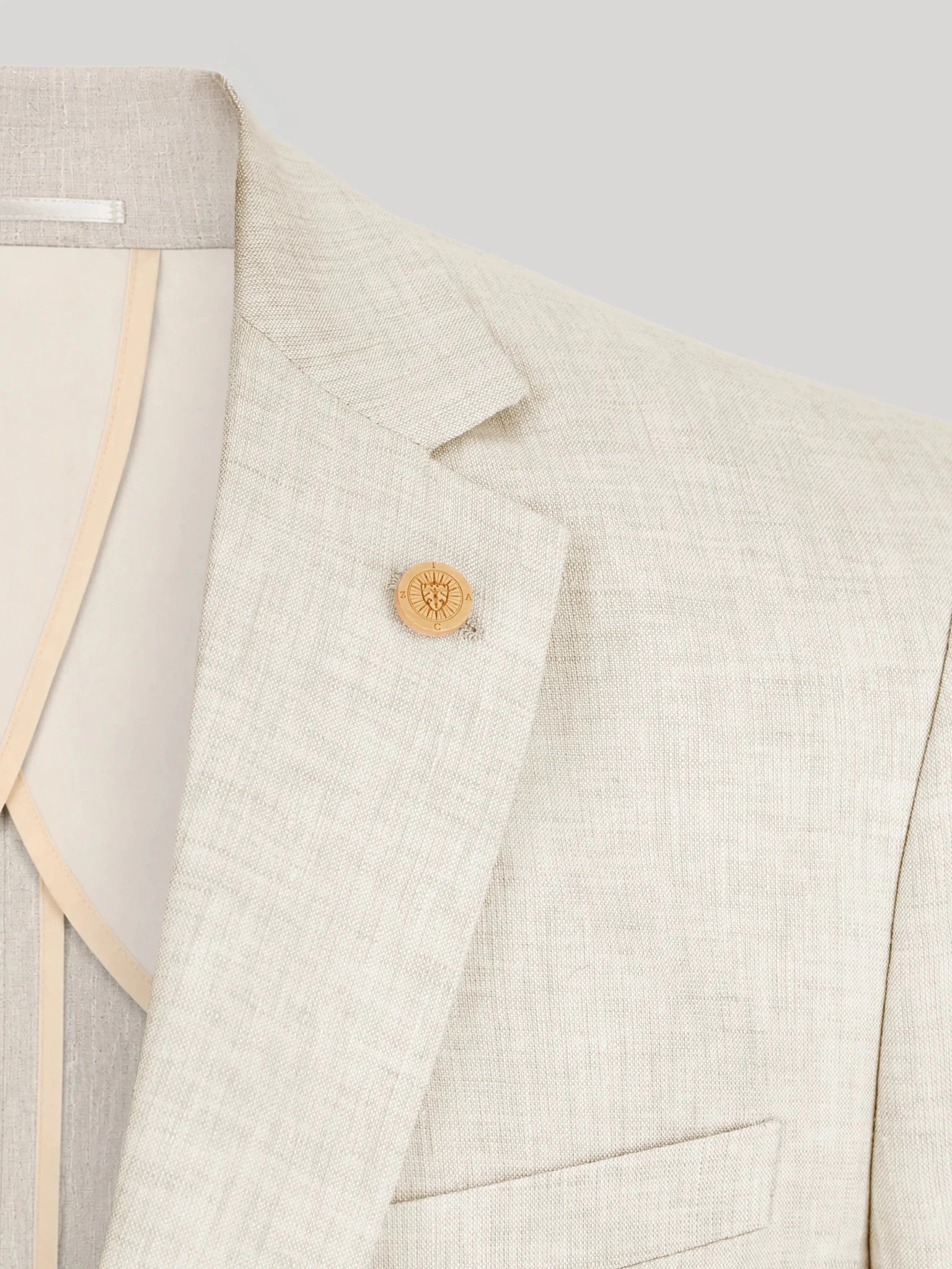 Veste ville séparable 100% lin beige - IZAC