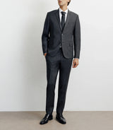 2-button suit grey f