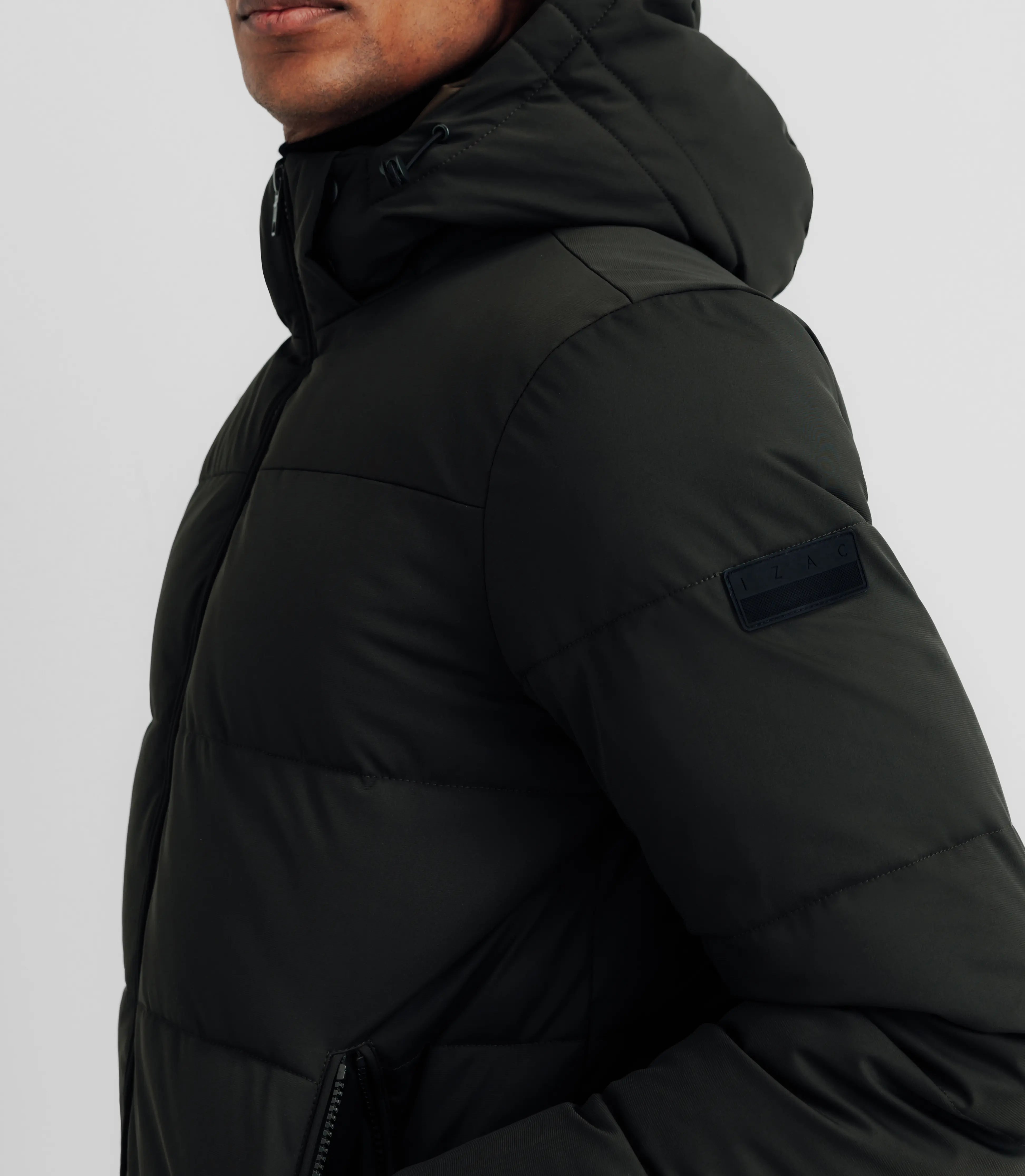 Doudoune courte kaki - IZAC