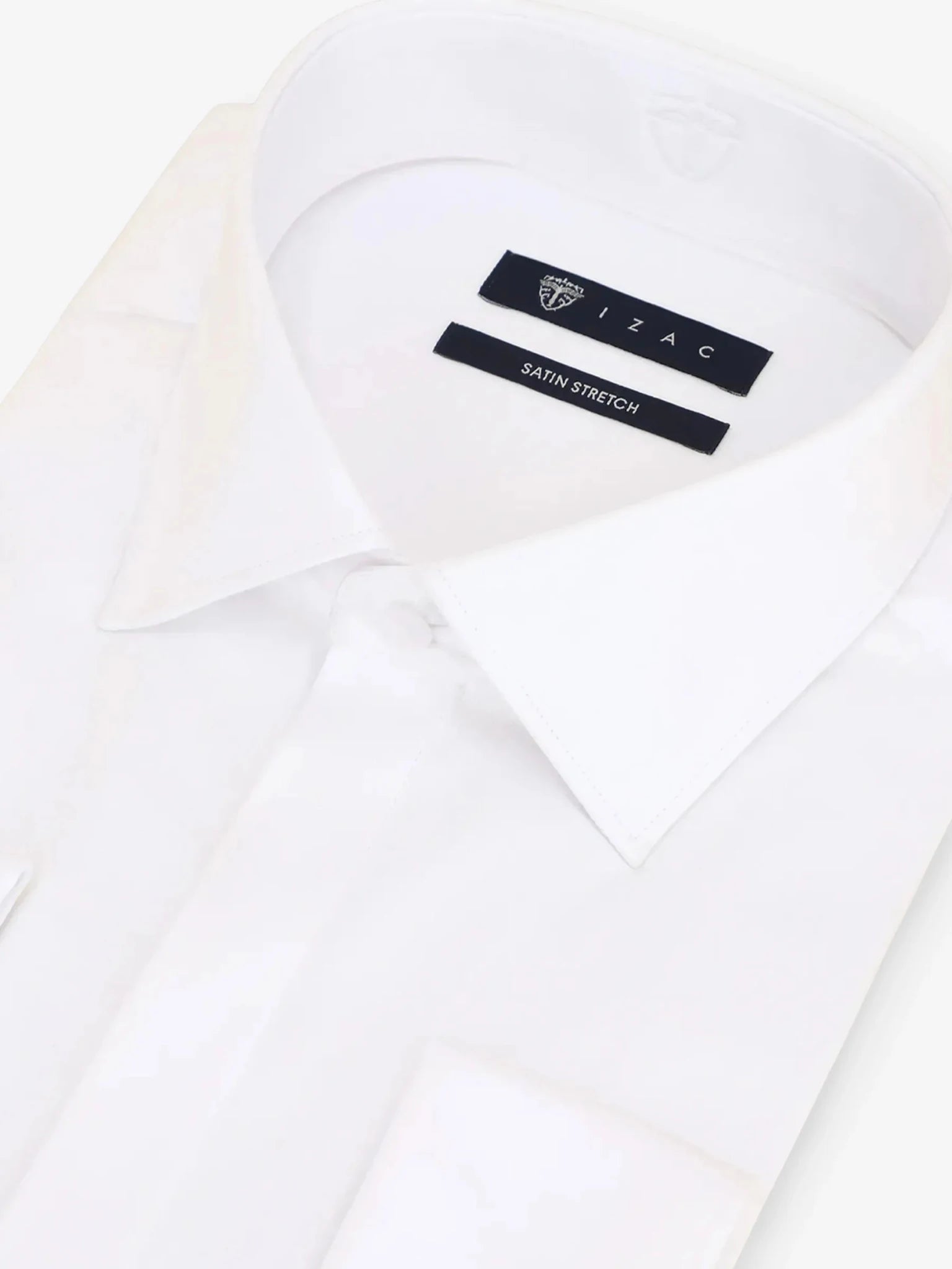 Chemise en satin de coton écru - IZAC