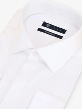 Ecru cotton satin city shirt