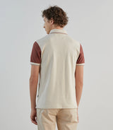 Polo piqué beige clair - IZAC