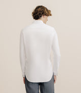 Chemise infroissable 100% coton blanche