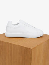 Basket en cuir blanche