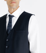 Gilet ville 5 boutons marine - IZAC