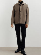 Taupe 3-pocket casual jacket