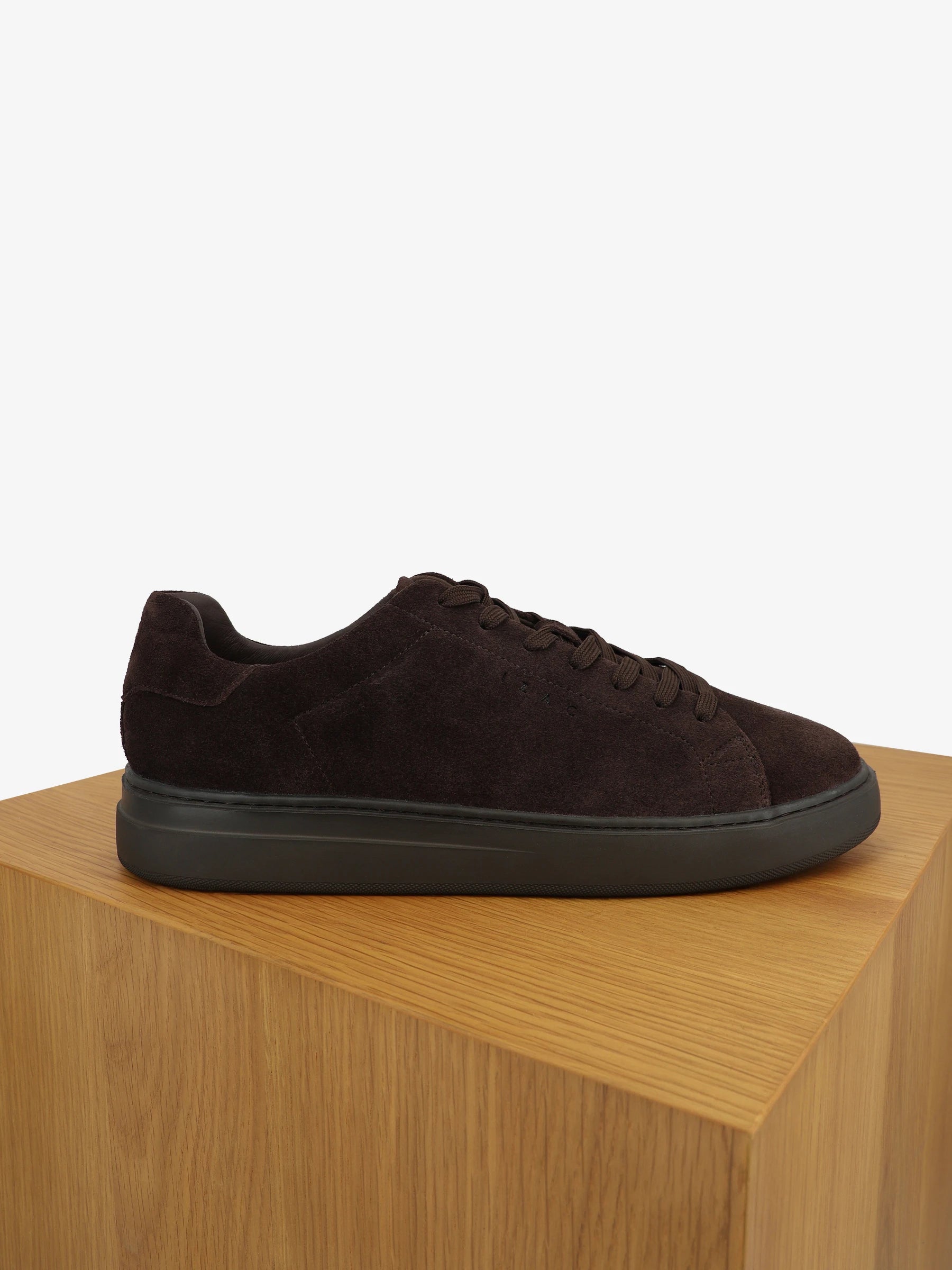 Brown suede sneakers