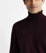 Col roulé bordeaux - IZAC