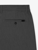 Anthracite trousers with elasticated waist