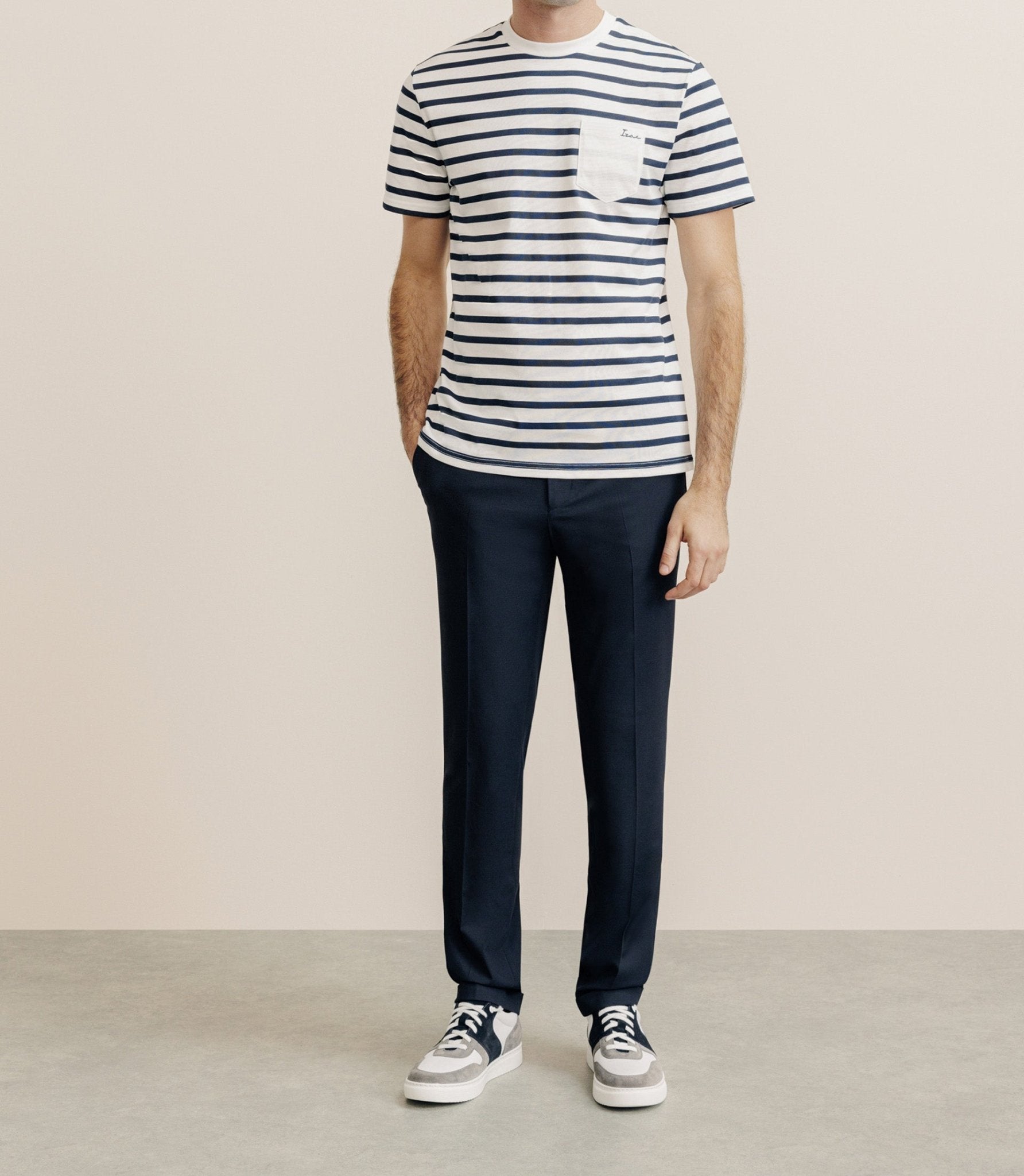 T-shirt marinière marine