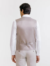 Beige wool city cardigan