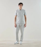 Polo col ouvert gris chiné - IZAC