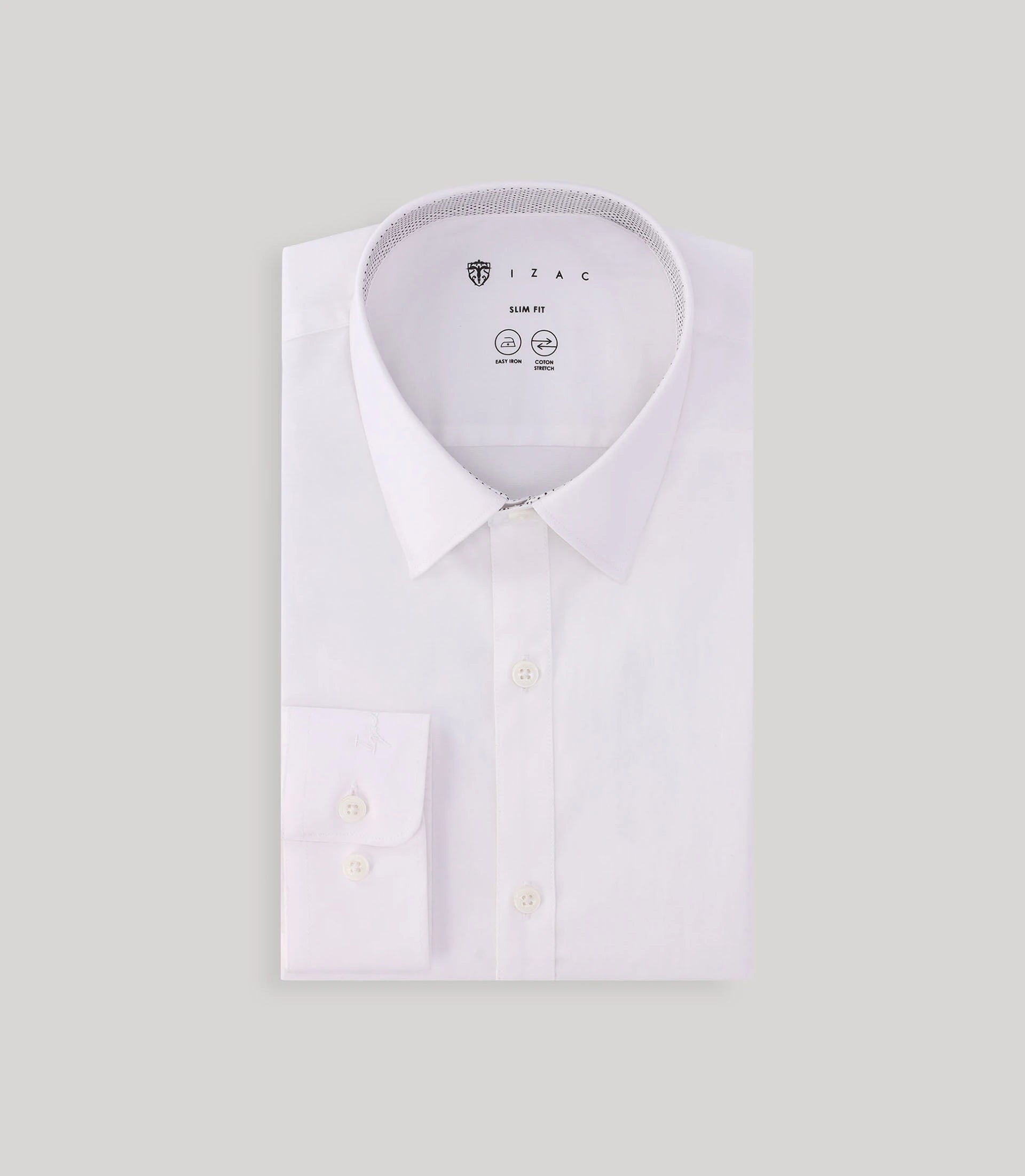 Chemise ville avec coudières blanche - IZAC