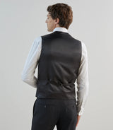 Gilet ville 100% laine noir - IZAC