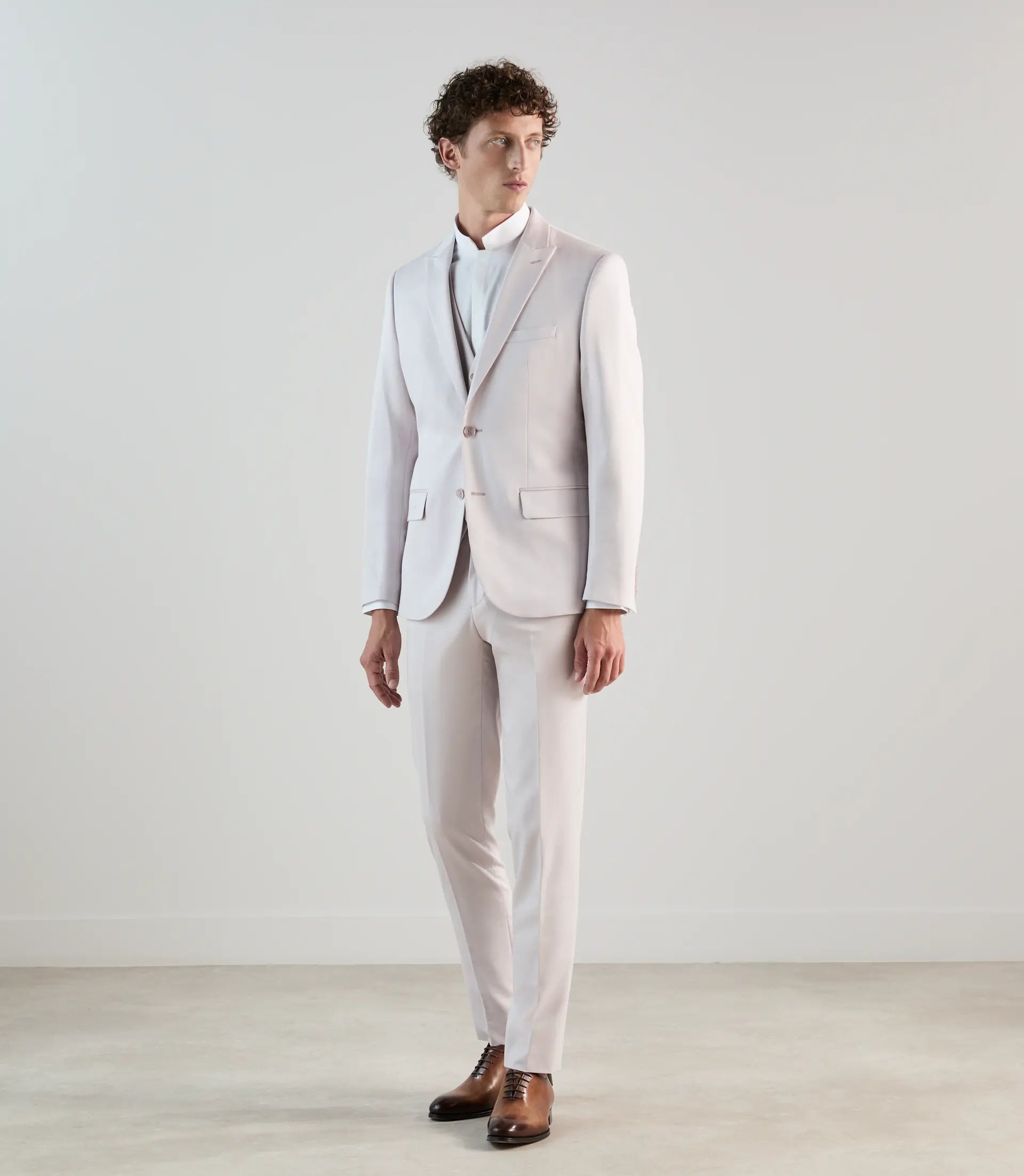 Costume 3 pièces cérémonie mauve c - IZAC