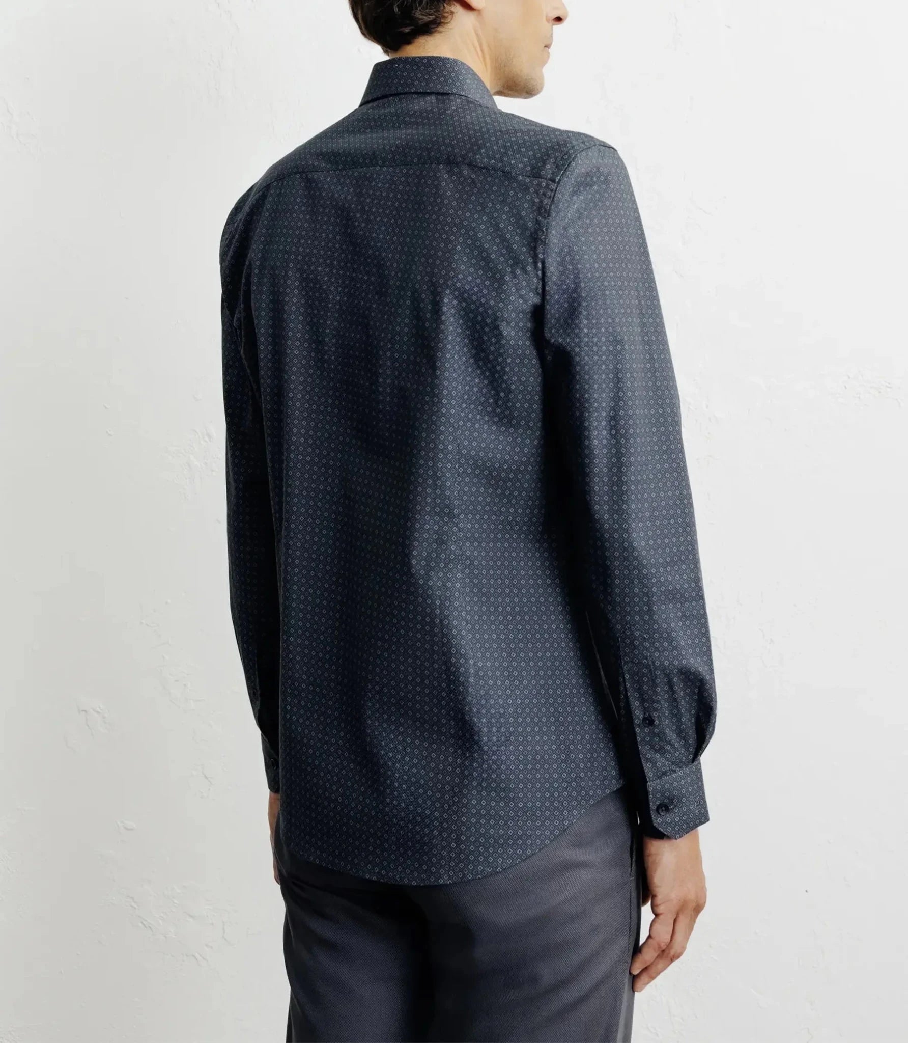 Black printed city shirt