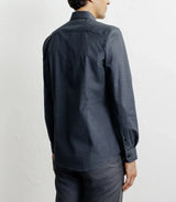 Chemise ville imprimée noire